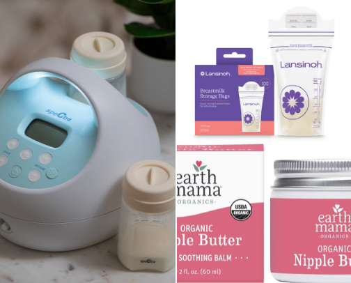 Breastfeeding Essentials I Actually Used cover photo collage
