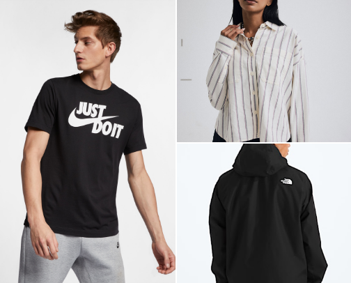 Branded cLothing cover photo collage