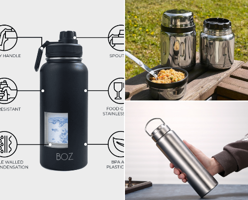 Water Bottles cover photo collage