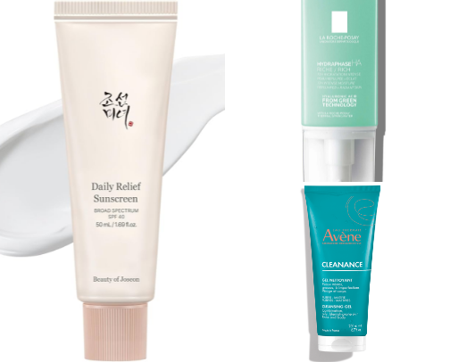 Skin care cover photo collage