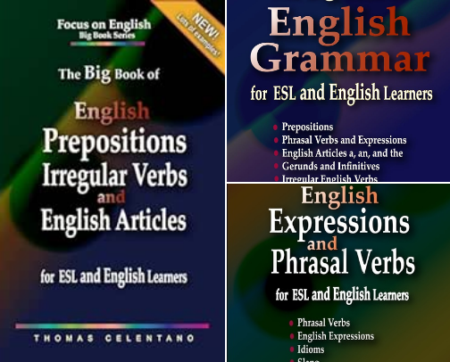 Read Free - Beyond The Big Book of English Prepositions, Irregular Verbs, and English Articles for ESL and English Learners cover photo collage