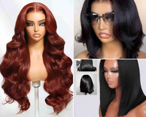 Glueless wigs💋❤️💆‍♀️ cover photo collage