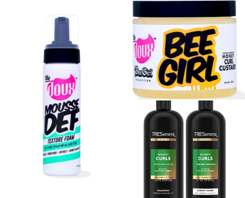 Hair product for my 4C crown cover photo collage