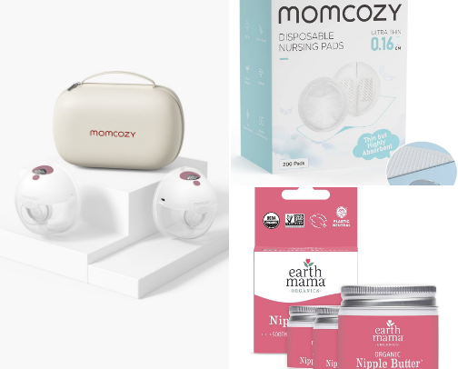 Pumping must haves cover photo collage