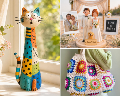 Cute & Creative Handmade Finds You Can't Resist cover photo collage