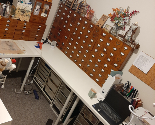 Craft Room Essentials board cover photo collage