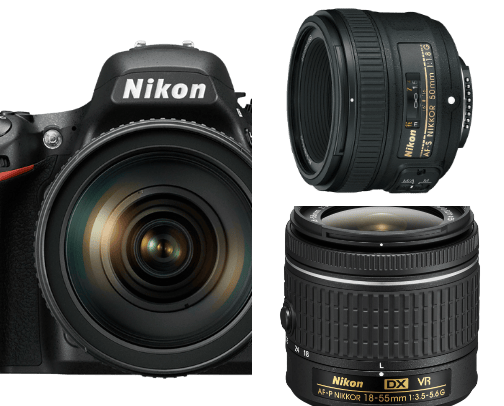 Photography equipment cover photo collage