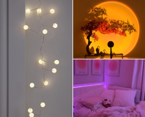 That girl aesthetic room setup essentials💖 cover photo collage