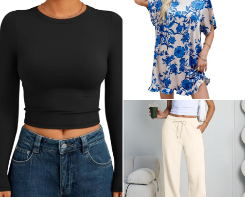 Amazon Fashion Finds cover photo collage