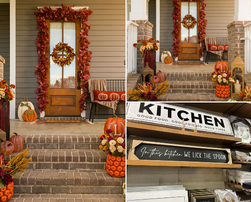 fall decor cover photo collage