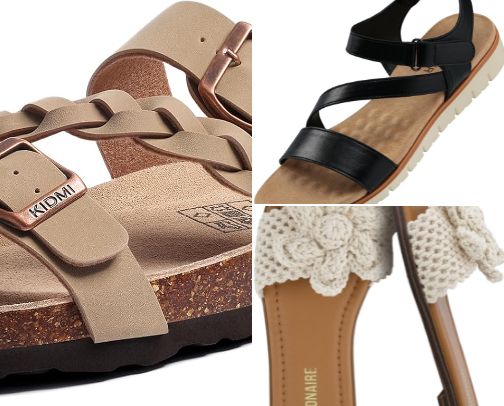 Summer Stylish Sandals cover photo collage