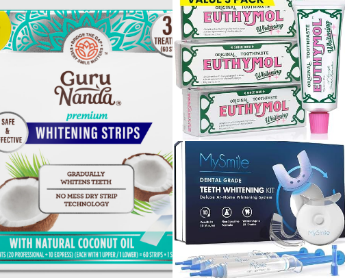 Teeth whitening cover photo collage