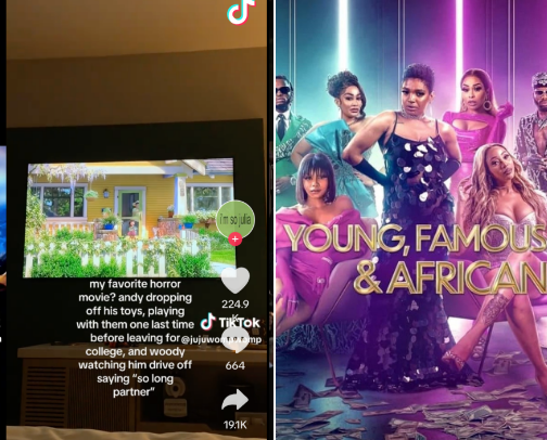 Trending movies & TV shows cover photo collage