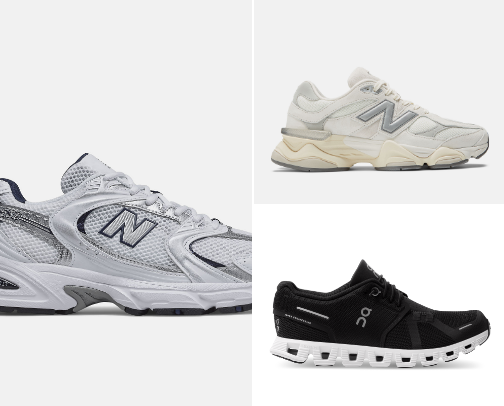 Gym shoes cover photo collage