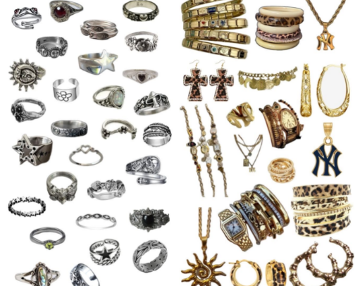 Shein Jewelry Finds ꩜ .ᐟ cover photo collage