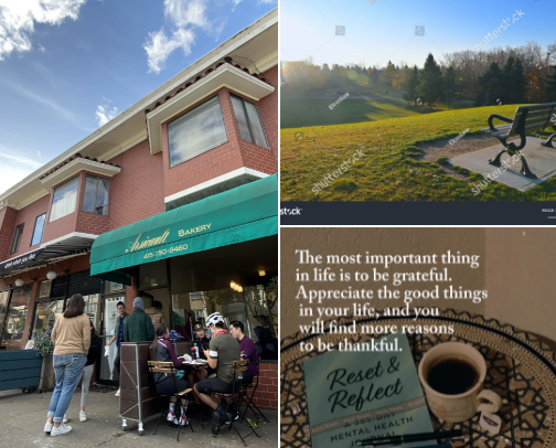 My Favorite Cozy Cafés & Little Spots cover photo collage