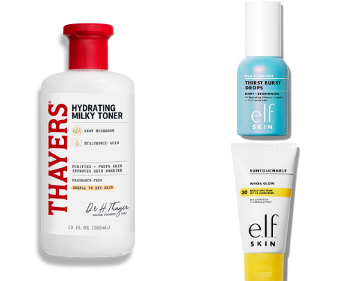 Shelby Ann Viral Drugstore Routine (Glowy + Blurred Skin) cover photo collage