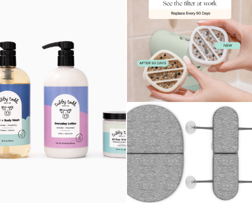 Baby Bath Essentials cover photo collage