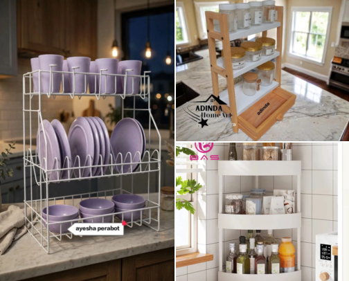 Organizer dapur kecil di bawah Rp 100.000 cover photo collage
