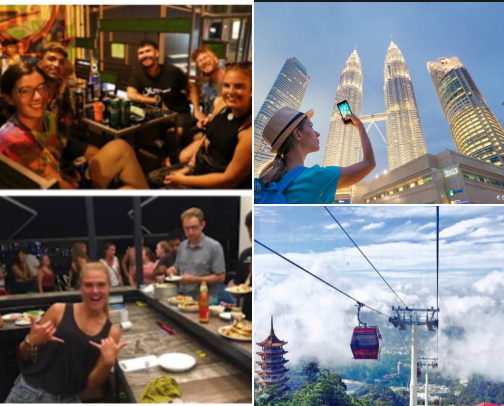 Best Hostels & Attractions in Malaysia for Solo Travelers! cover photo collage
