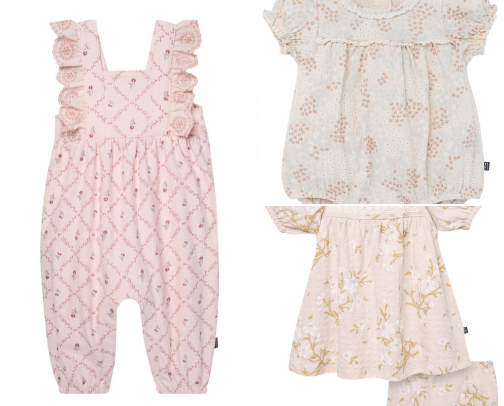 VINTAGE INSPIRED BABY GIRL OUTFITS (under $16) cover photo collage