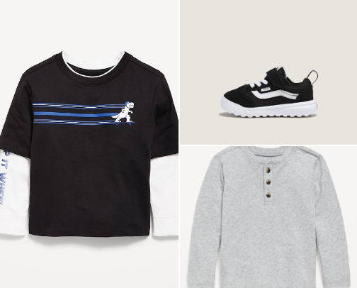 Toddler boy clothes cover photo collage