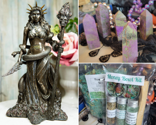 The Witch's Cabinet cover photo collage