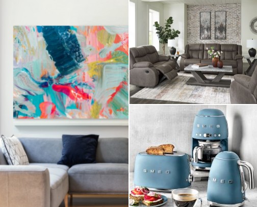 Did someone say home inspo?? 🏠🛋️🪞🪴🤍✨ cover photo collage