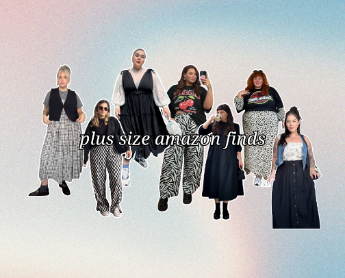 Plus Size Amazon Finds 🛒 (Size 20) cover photo collage