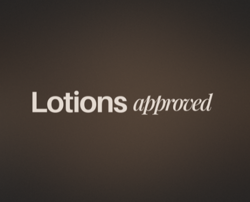Lotions Approved cover photo collage