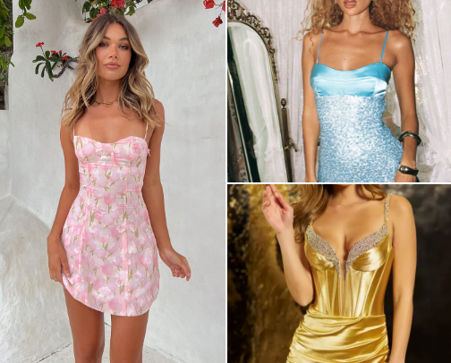 The Ultimate HOCO Dress Guide 2025 💃 cover photo collage