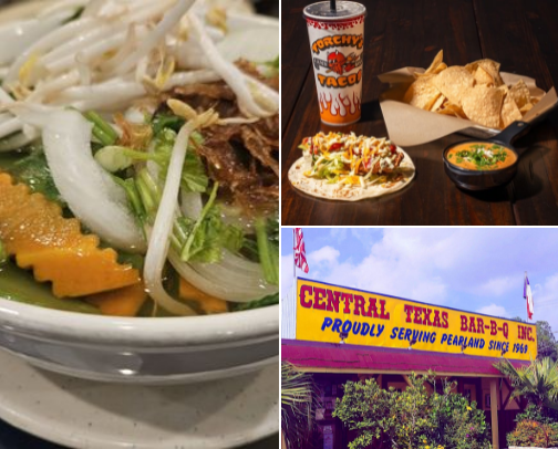 My top Pearland recs cover photo collage