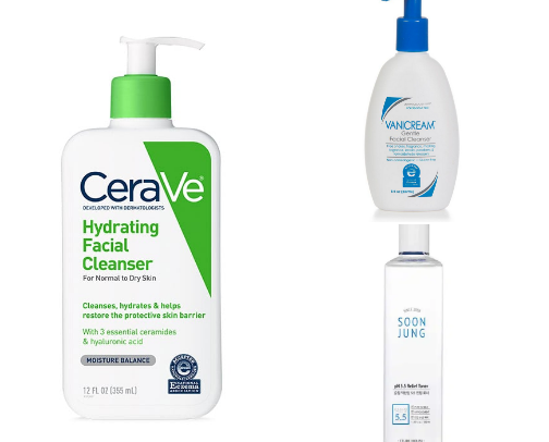 Best Skincare for Sensitive Skin (Gentle, Soothing & Barrier Repair Products) cover photo collage