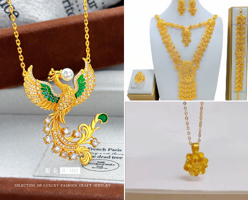 Pure Gold Jewellery cover photo collage