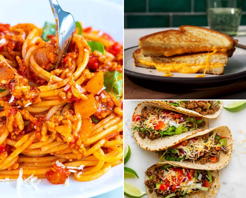 Lazy momma meals cover photo collage