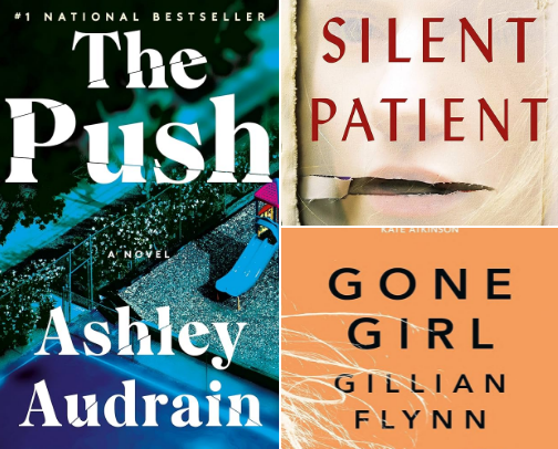 Psychological Thrillers, My Top 10 Book Recommendations cover photo collage