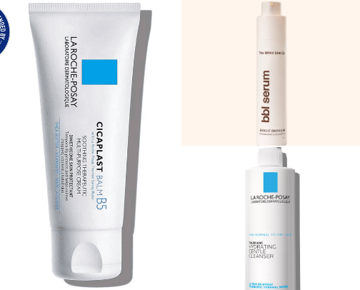 My HOLY GRAIL skincare products cover photo collage