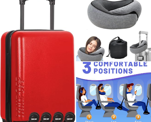 Flying Must haves cover photo collage