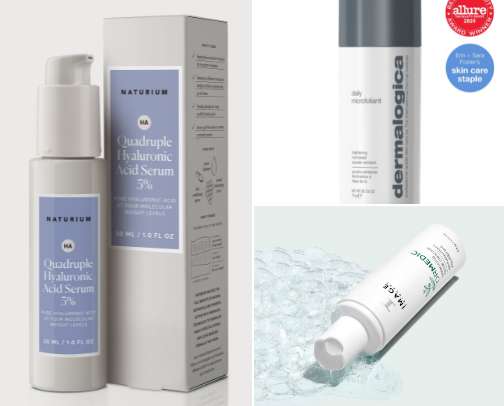 simple esthetician approved skincare🧖🏼‍♀️ cover photo collage