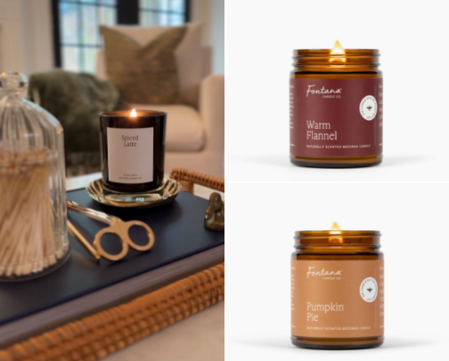 Nontoxic Fall Candles cover photo collage