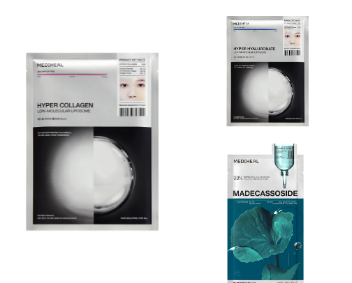 face masks I use for glowy skin! cover photo collage