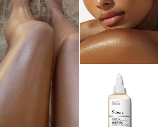 Body care routine to get rid of strawberry skin 🍓 cover photo collage