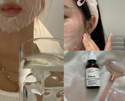 Best products for glass skin🩵🫧 cover photo collage