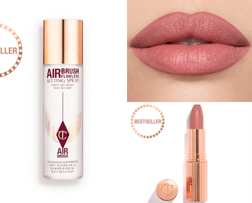 Charlotte Tilbury favourites for everyday glow cover photo collage