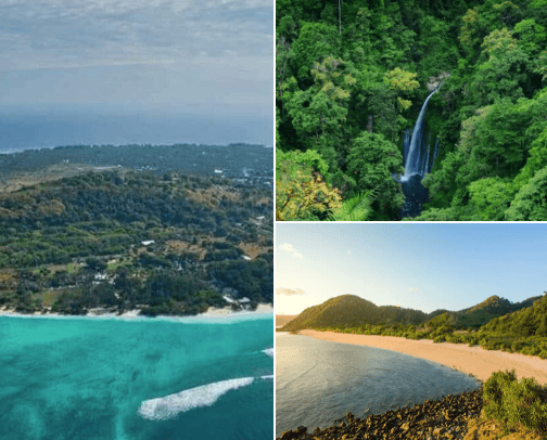 Lombok, surga tersembunyi ni NTB. 13 tempat wisata ini wajib kamu kunjungi, dijamin liburanmu makin seru cover photo collage
