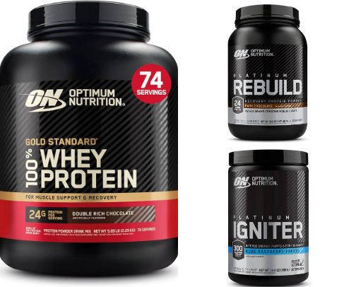 Optimum Nutrition cover photo collage