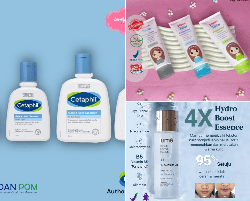 Skincare routine for acne cover photo collage