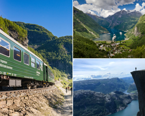 Beautiful Places to Visit in Norway cover photo collage