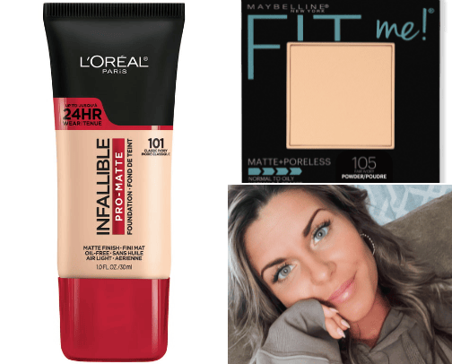 The Makeup that looks flawless. cover photo collage
