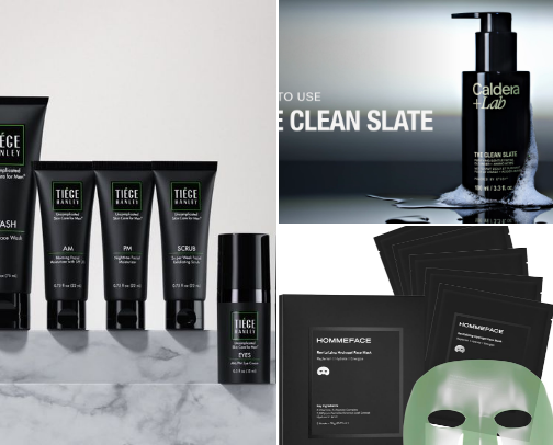 Men's Skincare cover photo collage